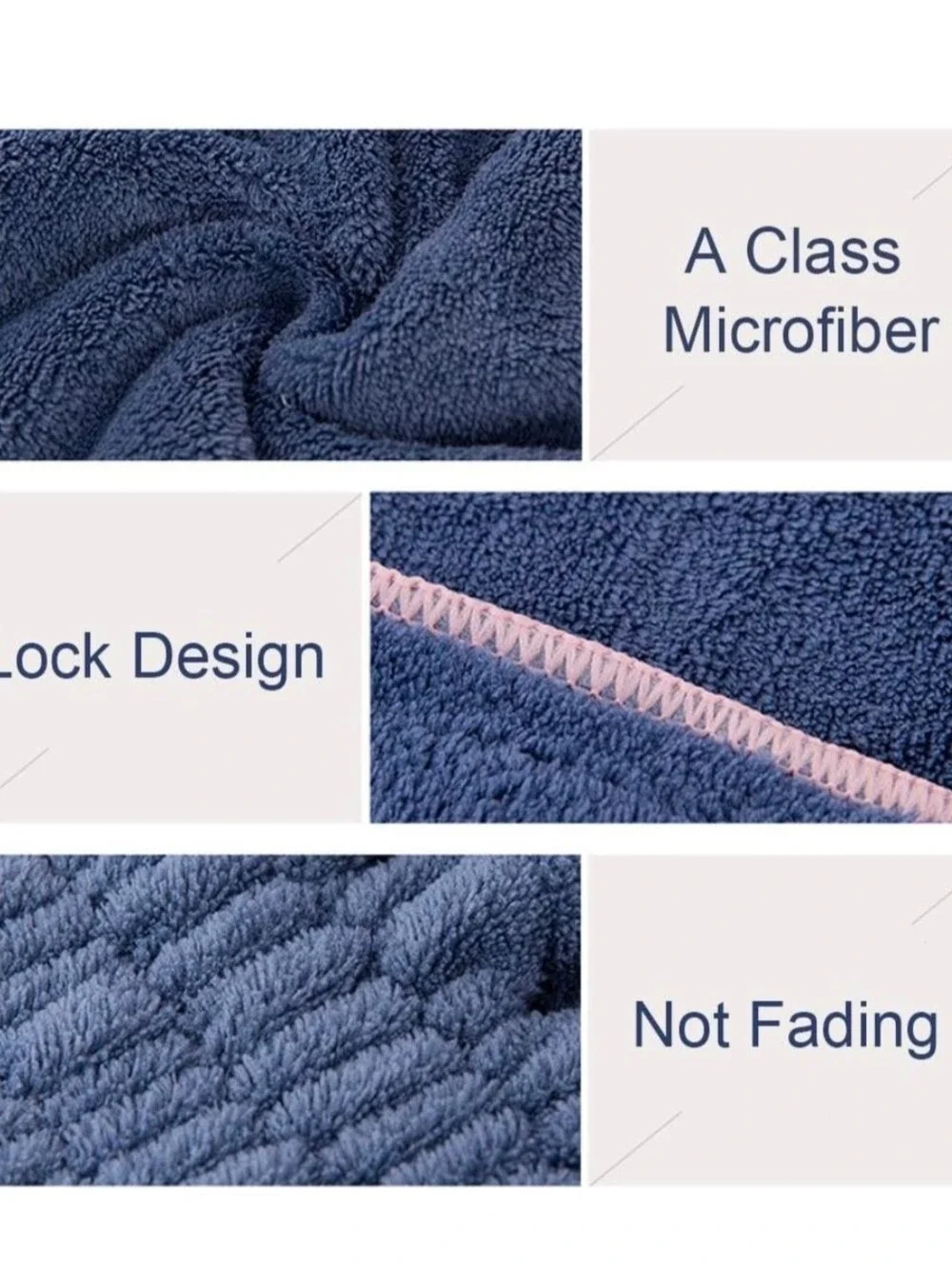 NWOT Microfiber Hair Drying Cap, Ultra Absorbent, Fast Drying Hair Turban Wrap